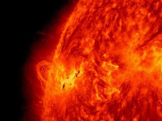 Sonneneruptionen haben Magnetsturm ausgelöst