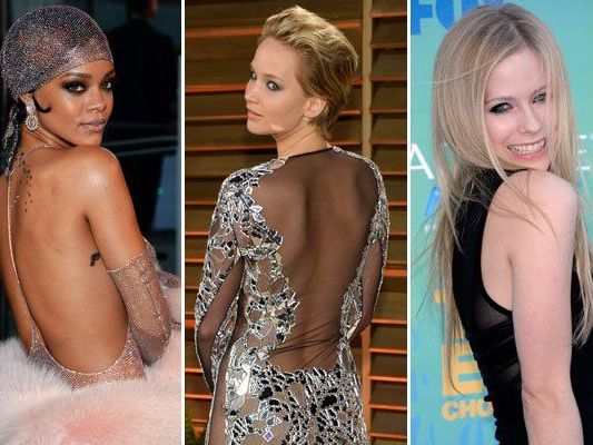 Popstar Rihanna, Oscar-Preisträgerin Jennifer Lawrence und Sängerin Avril Lavigne unter den Opfern. Popstar Rihanna, Oscar-Preisträgerin Jennifer Lawrence und Sängerin Avril Lavigne unter den Opfern.