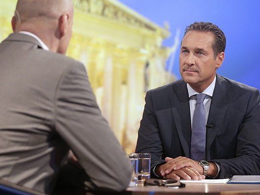 Beim ORF-Sommergespräch: Moderator Peter Resetarits (L) und FPÖ-Bundesparteiobmann Heinz Christian Strache Beim ORF-Sommergespräch: Moderator Peter Resetarits (L) und FPÖ-Bundesparteiobmann Heinz Christian Strache