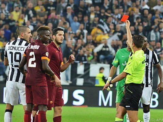 Juventus schlug Roma mit Hilfe des Schiedsrichters