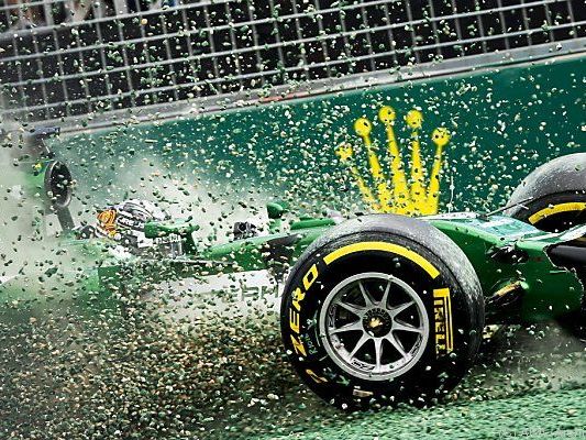 Schlammschlacht im Team von Caterham Schlammschlacht im Team von Caterham