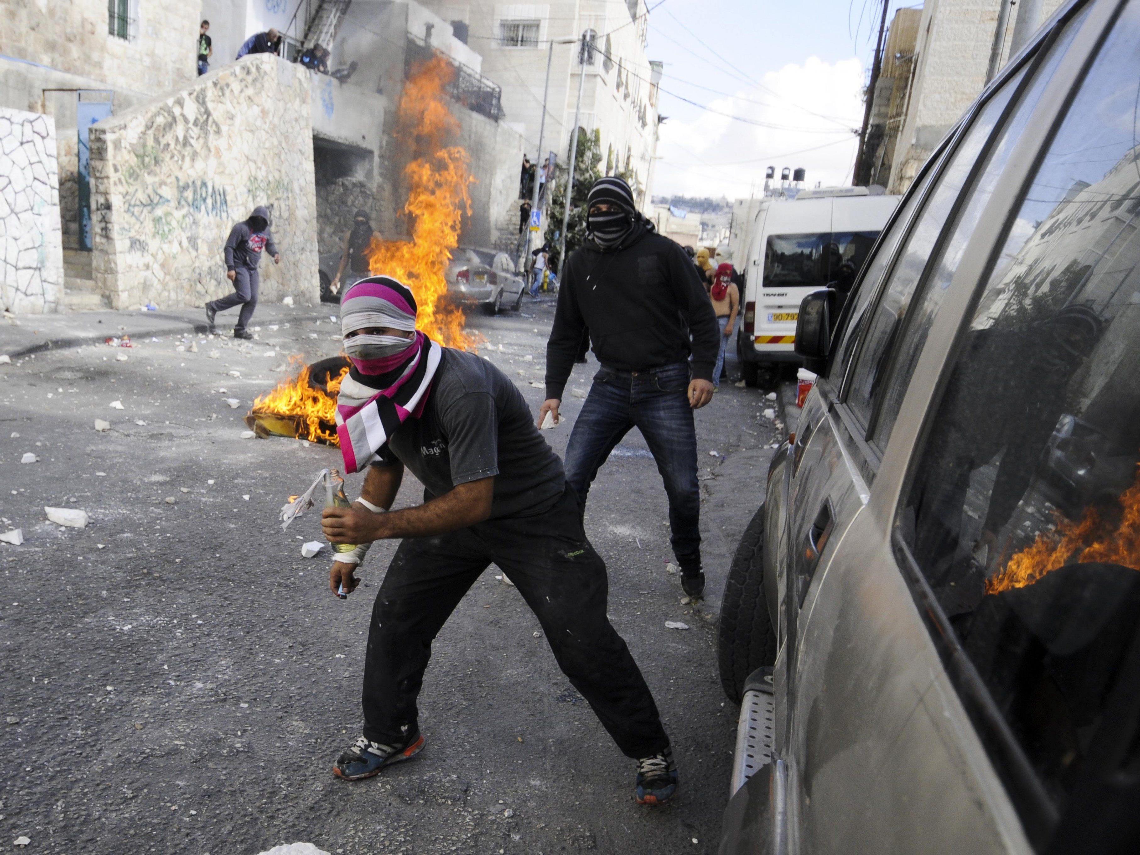 An den Unruhen sind vor allem palästinensische Jugendliche beteiligt