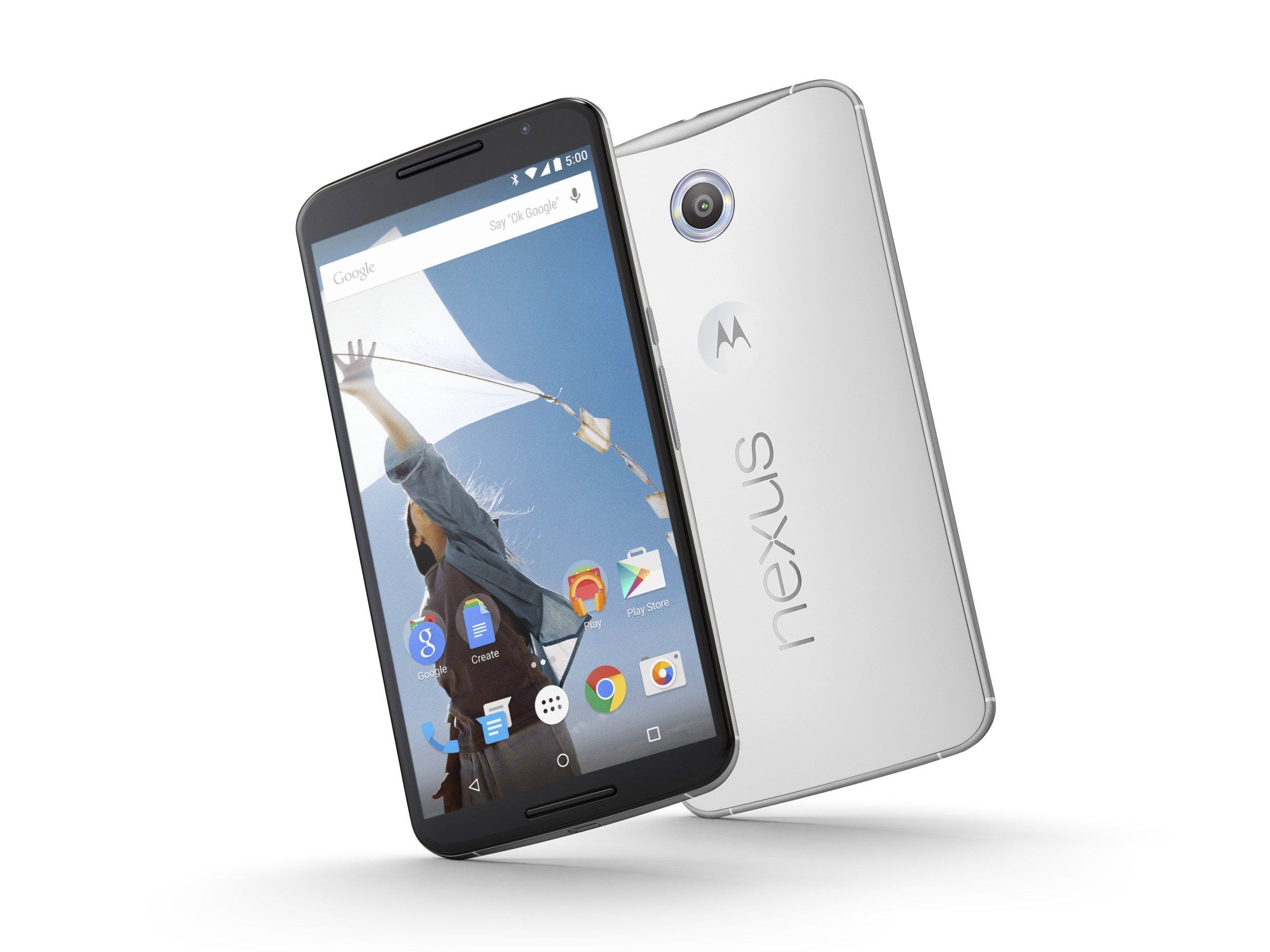 Das neue Nexus 6 ist mit einem 5,9-Zoll-Display noch größer als das iPhone 6 Das neue Nexus 6 ist mit einem 5,9-Zoll-Display noch größer als das iPhone 6