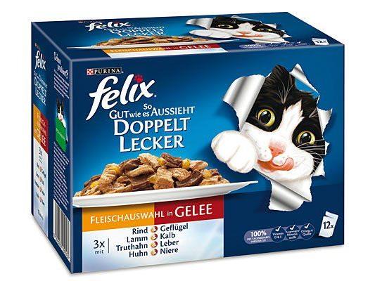 Katzenfutter von Felix zu gewinnen!