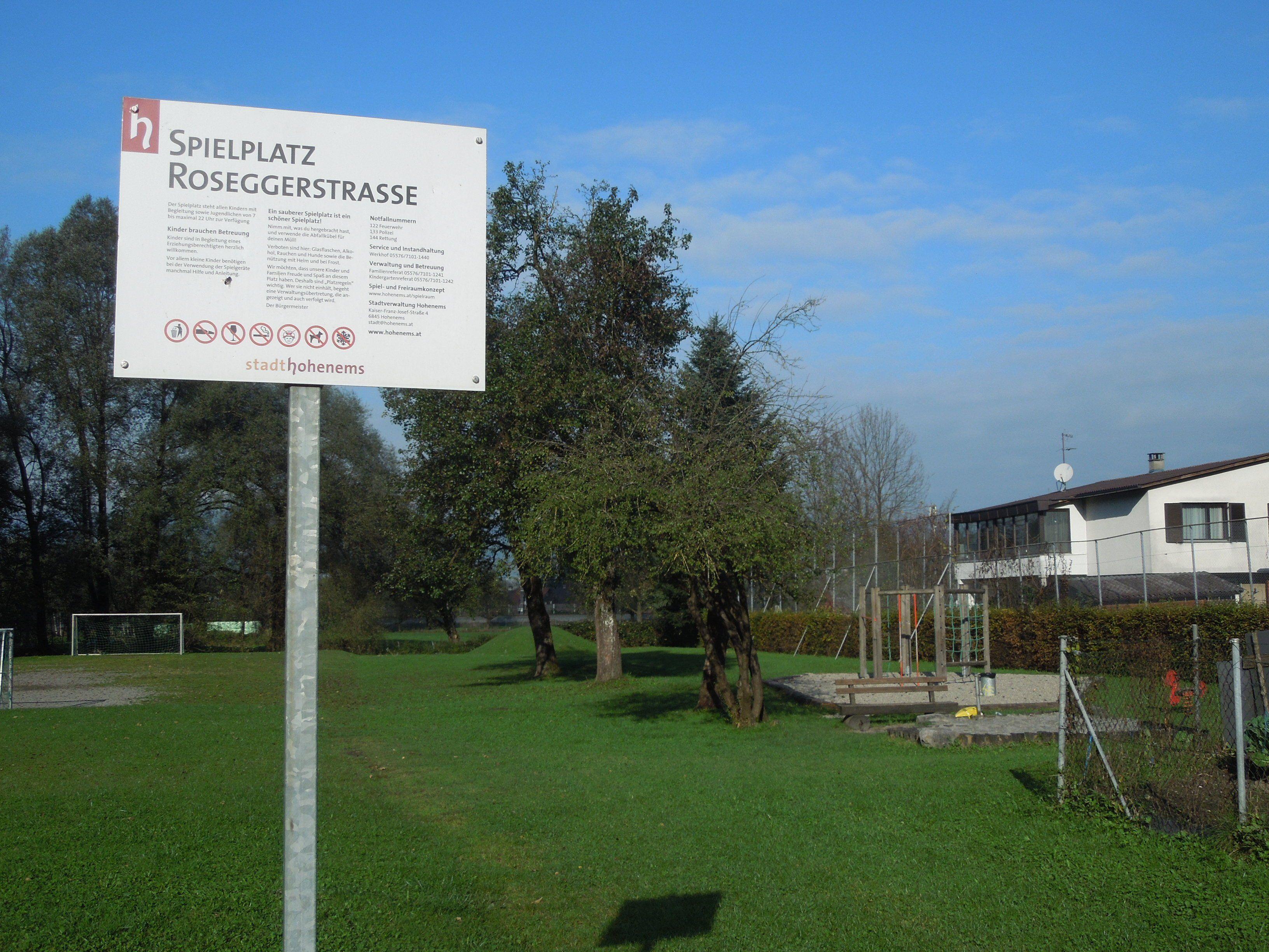 Der Kindergarten in der Roseggerstraße wurde gereinigt, entspricht aber allen Normen und muss nicht neu gestaltet werden.