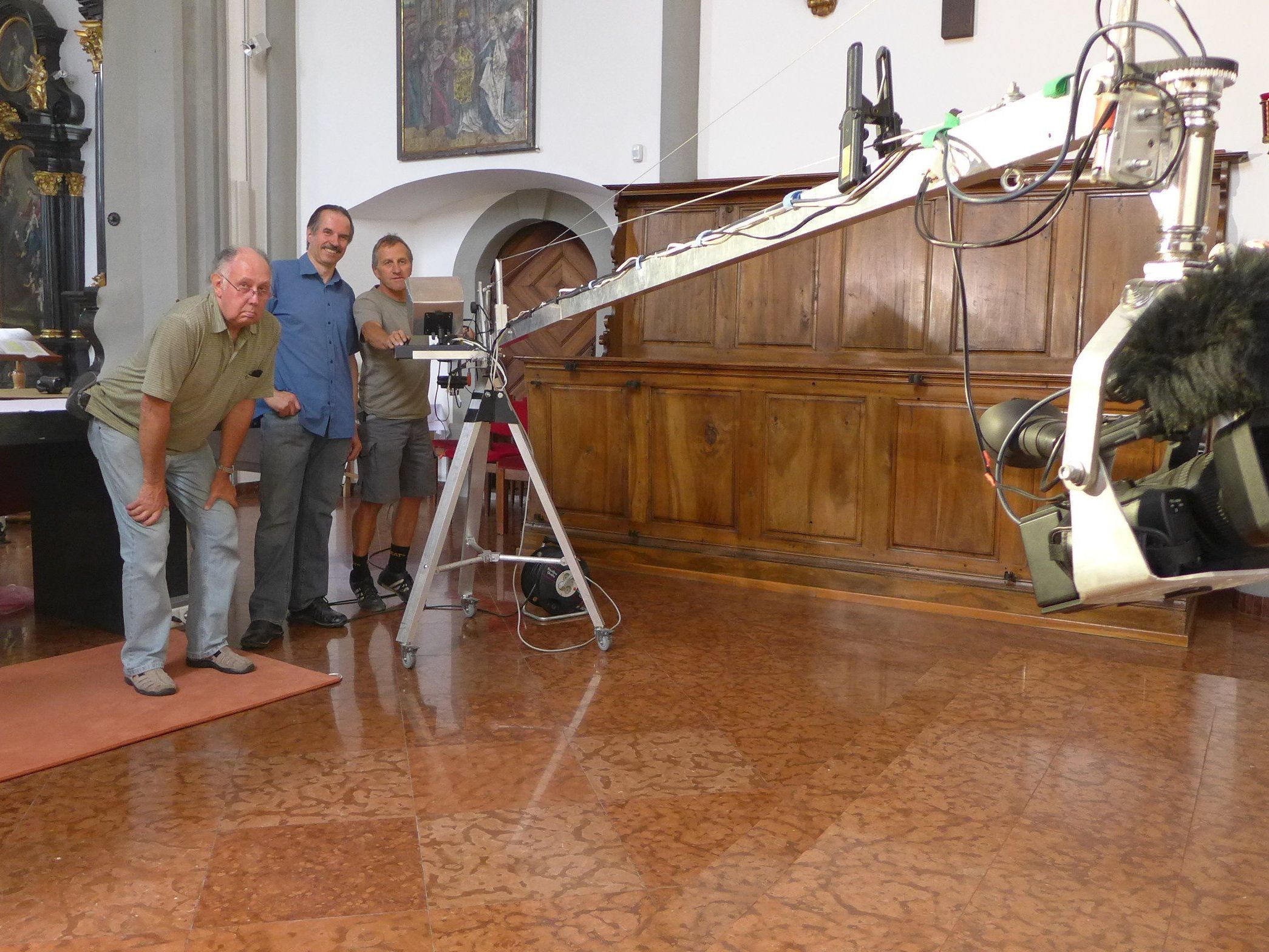 Michael Birck, Drehbuchautor Ing. Werner Scheffknecht, Willi Burtscher Michael Birck, Drehbuchautor Ing. Werner Scheffknecht, Willi Burtscher
