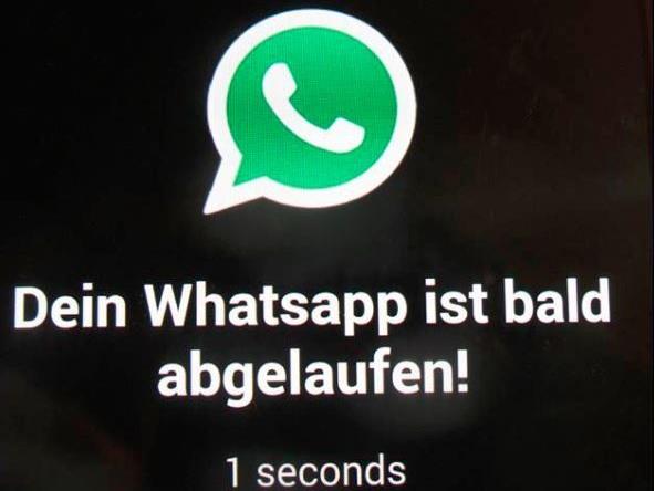 Eine gefälschte Version von WhatsApp versucht Kunden in die Falle zu locken