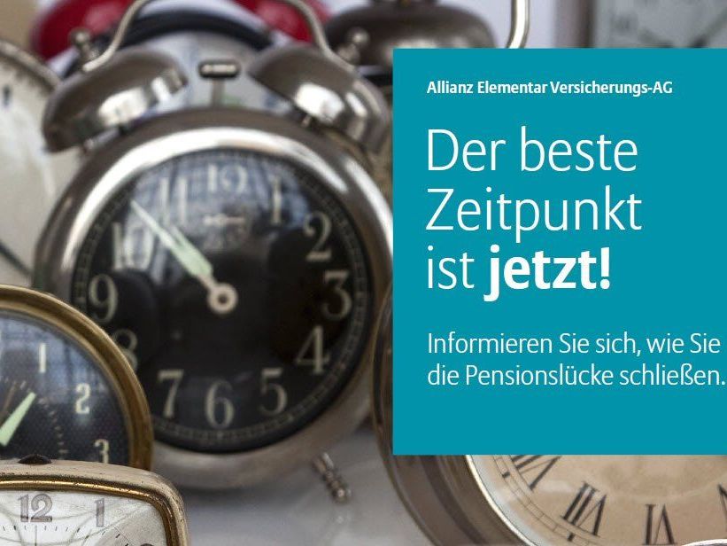 "Die Pension beginnt heute". "Die Pension beginnt heute".