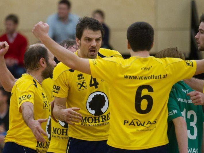 VC Wolfurt unterlag Salzburg mit 2:3. VC Wolfurt unterlag Salzburg mit 2:3.