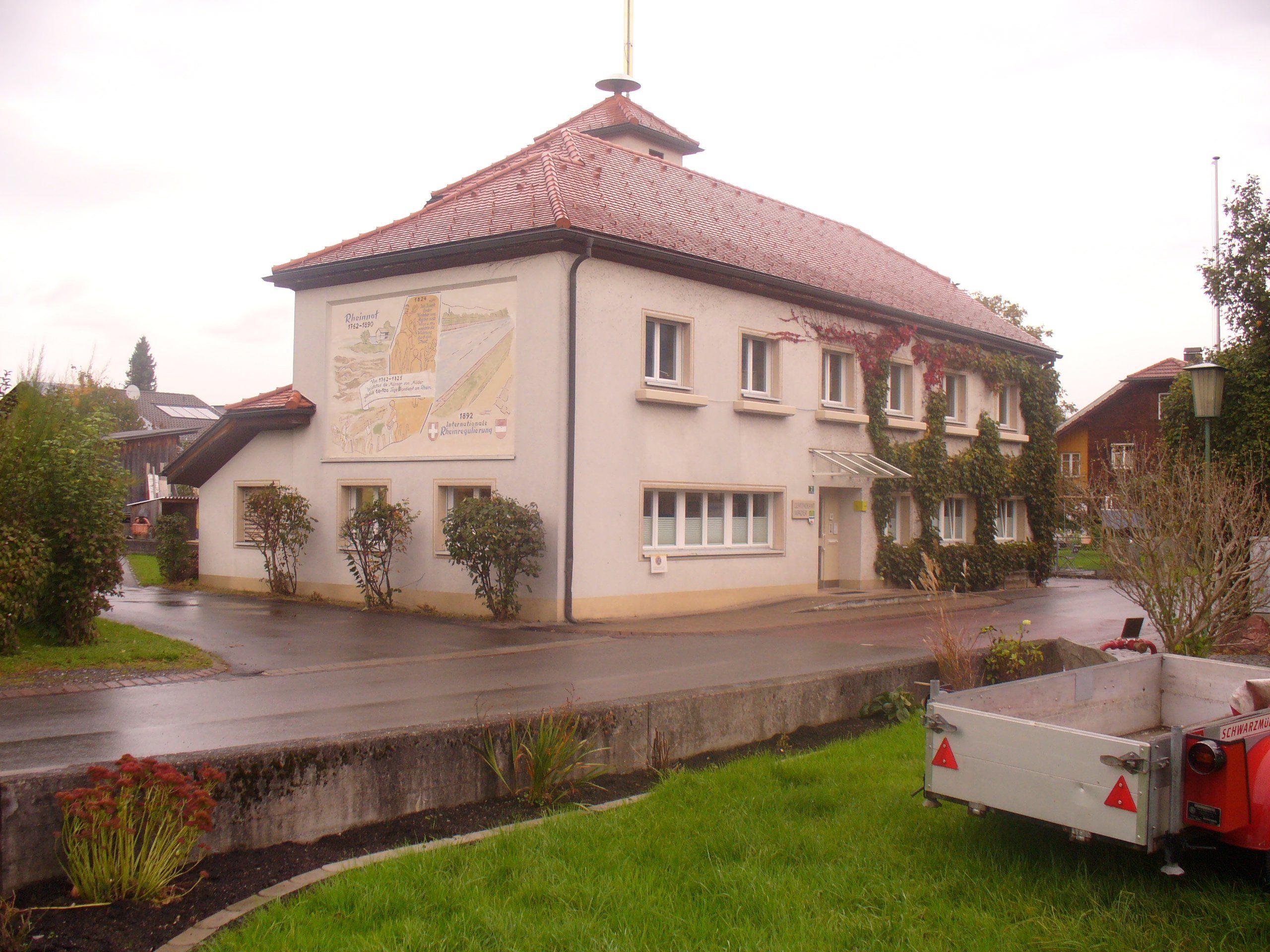 Das Gemeindeamt in Mäder ist die zentrale Anlaufstelle in der Kummenberggemeinde