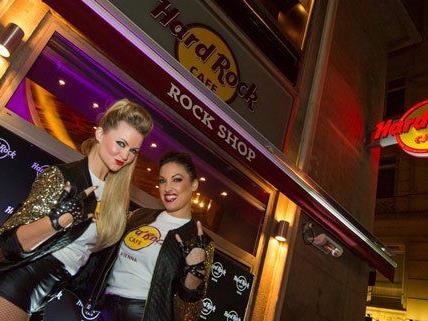 Am Samstagabend wurde das Hard Rock Cafe in Wien offiziell eröffnet.