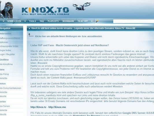 Kinox und movie4k ab heute auf vier Providern gesperrt Kinox und movie4k ab heute auf vier Providern gesperrt
