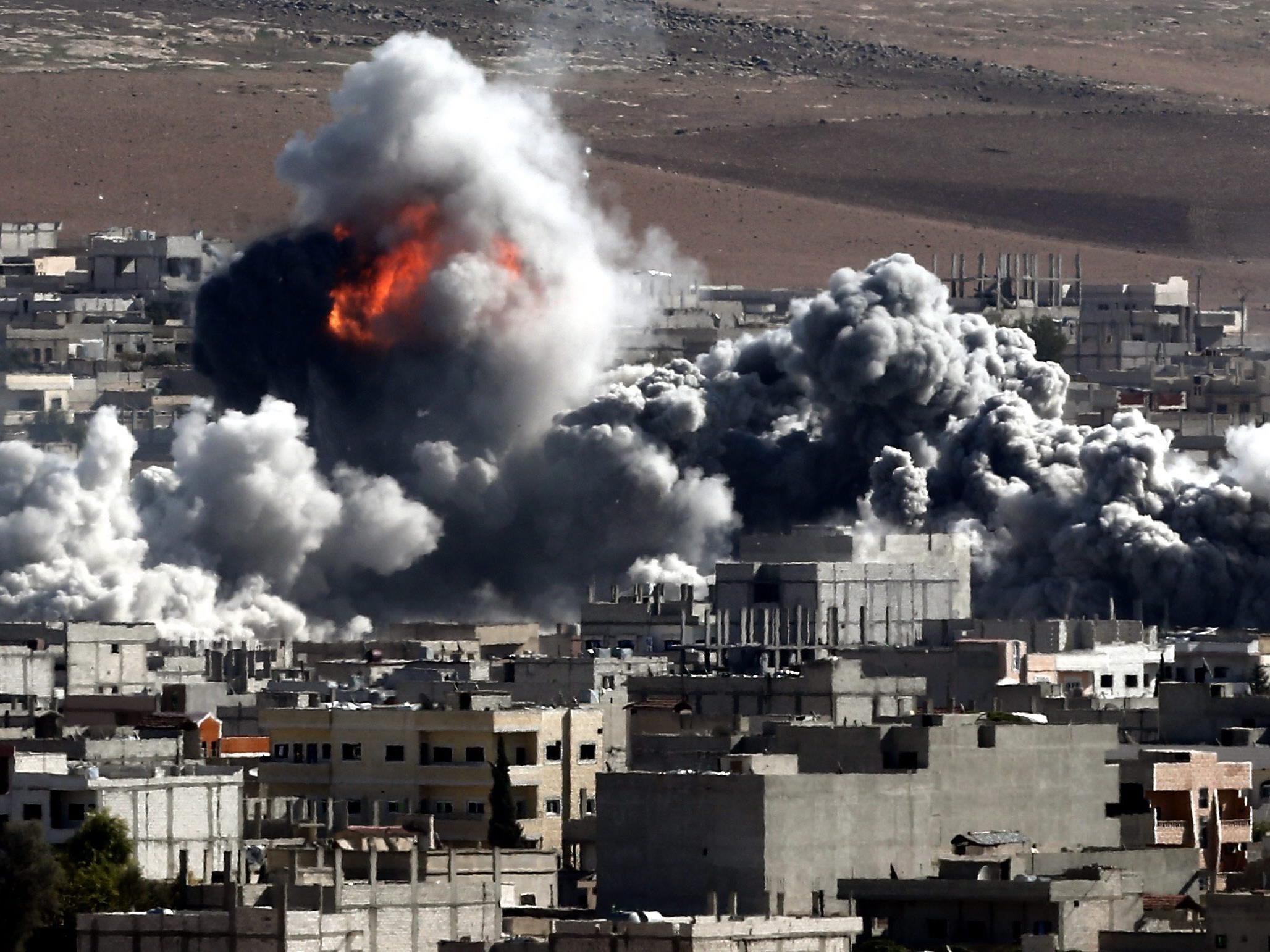 Die Luftschläge des Westens gehen weiter, aber die Kurden in Kobane stehen unter Druck.