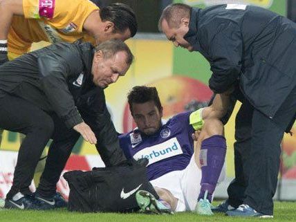 Markus Suttner zog sich im Spiel gegen Altach eine ernsthafte Verletzung zu. Markus Suttner zog sich im Spiel gegen Altach eine ernsthafte Verletzung zu.
