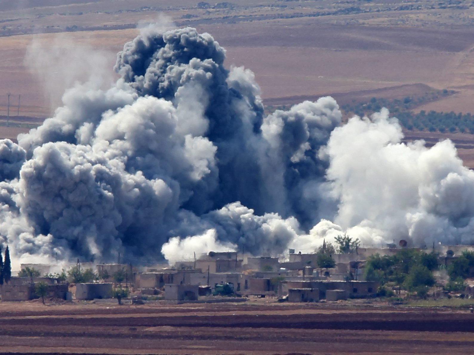 USA fliegen bislang stärkste Luftangriffe gegen IS