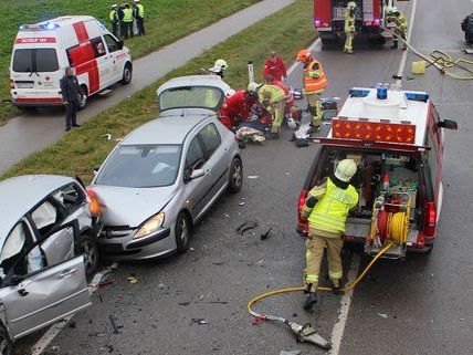 Schwerer Unfall in Vösendorf Schwerer Unfall in Vösendorf