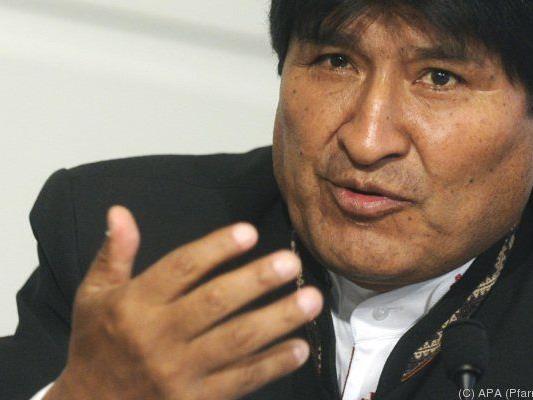 Evo Morales in Wien