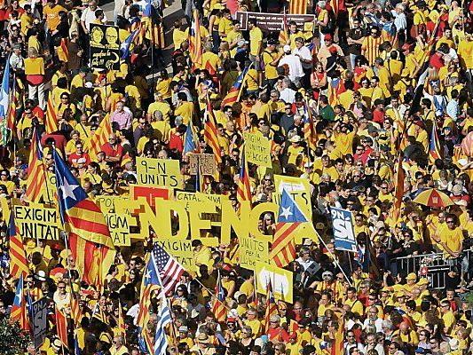 Sie wollen Unabhängigkeit Kataloniens