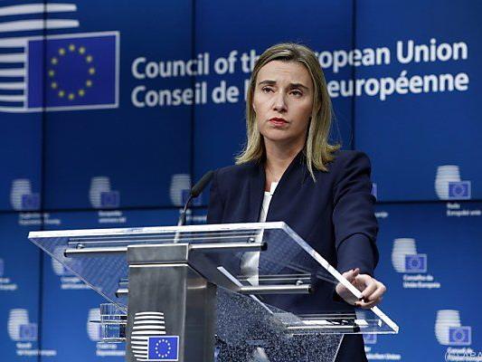 EU-Außenbeauftragte Mogherini kommt ins Parlament