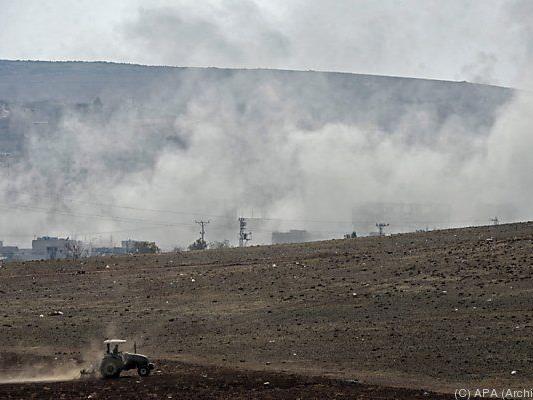 Die Kämpfe um Kobane dauern seit Wochen an