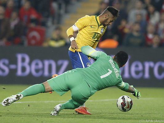 Gegen Brasilien war Volkan noch im Einsatz Gegen Brasilien war Volkan noch im Einsatz