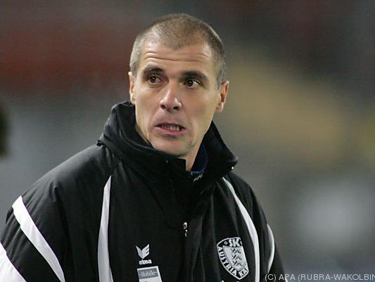 Klaus Schmidt 2007 als Austria-Kärnten-Trainer