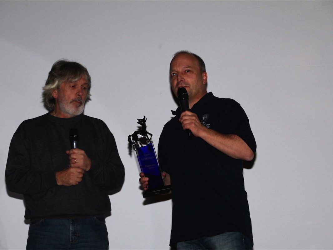 Filmautor Hansi Schlegel aus Berlin freute sich über den Filmautor Hansi Schlegel aus Berlin freute sich über den