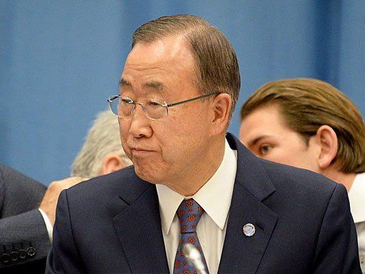 UNO-Generalsekretär Ban Ki-moon passierte in Wien ein Faux-pas