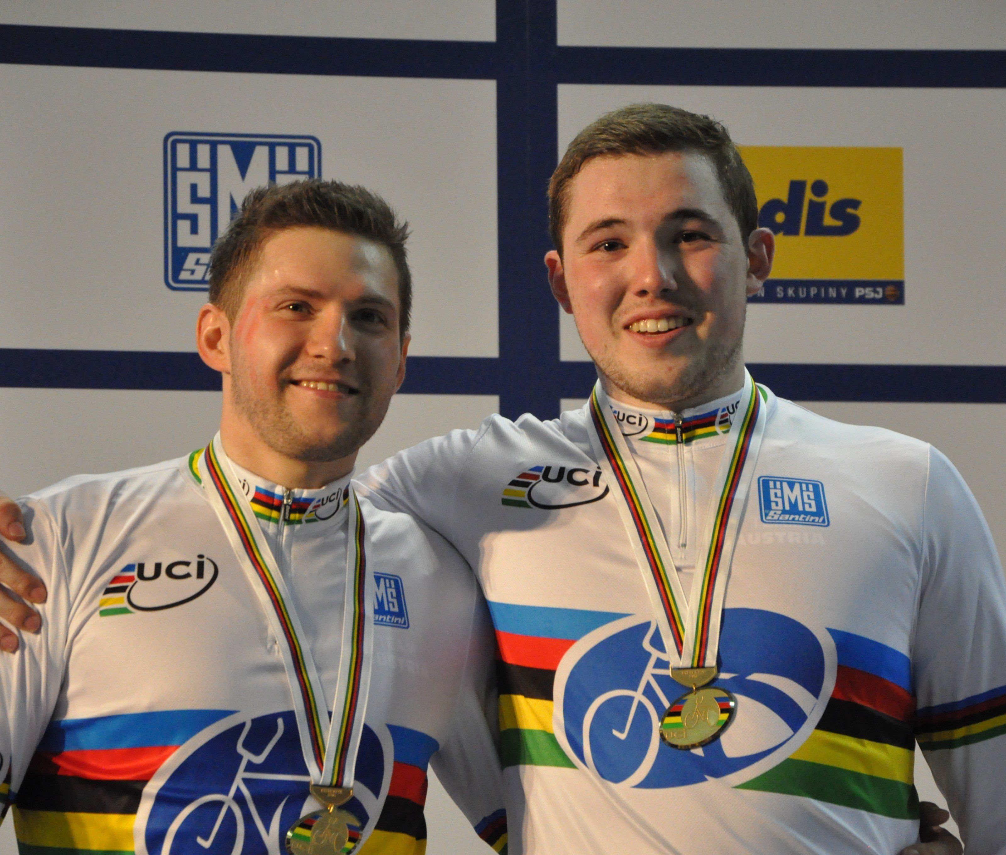 Markus Bröll und Patrick Schnetzer holte sich in Brünn erneut den WM-Titel Markus Bröll und Patrick Schnetzer holte sich in Brünn erneut den WM-Titel
