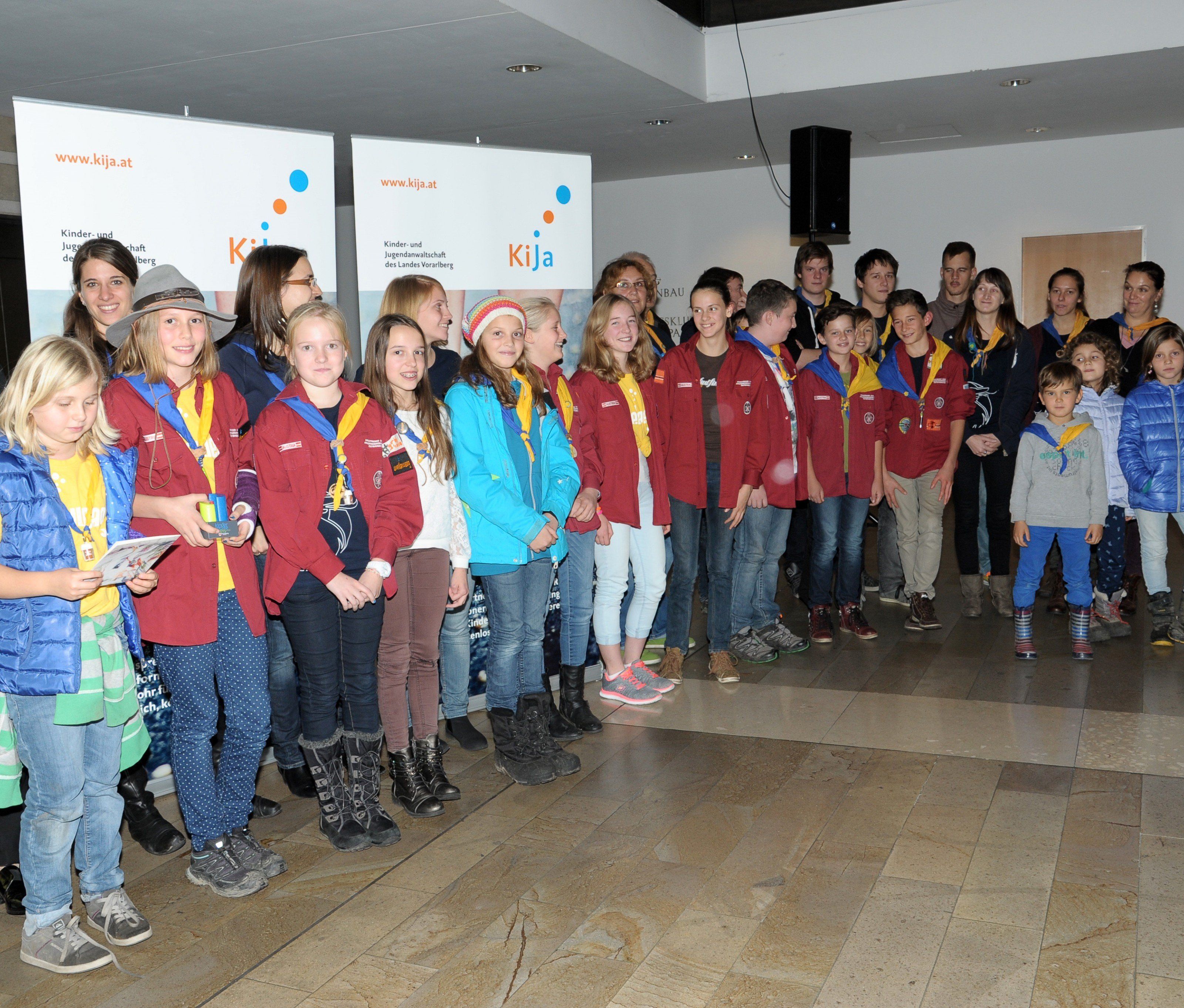 5. Vorarlberger Kinderrechtepreis, Pfadfindergruppe Wolfurt 5. Vorarlberger Kinderrechtepreis, Pfadfindergruppe Wolfurt