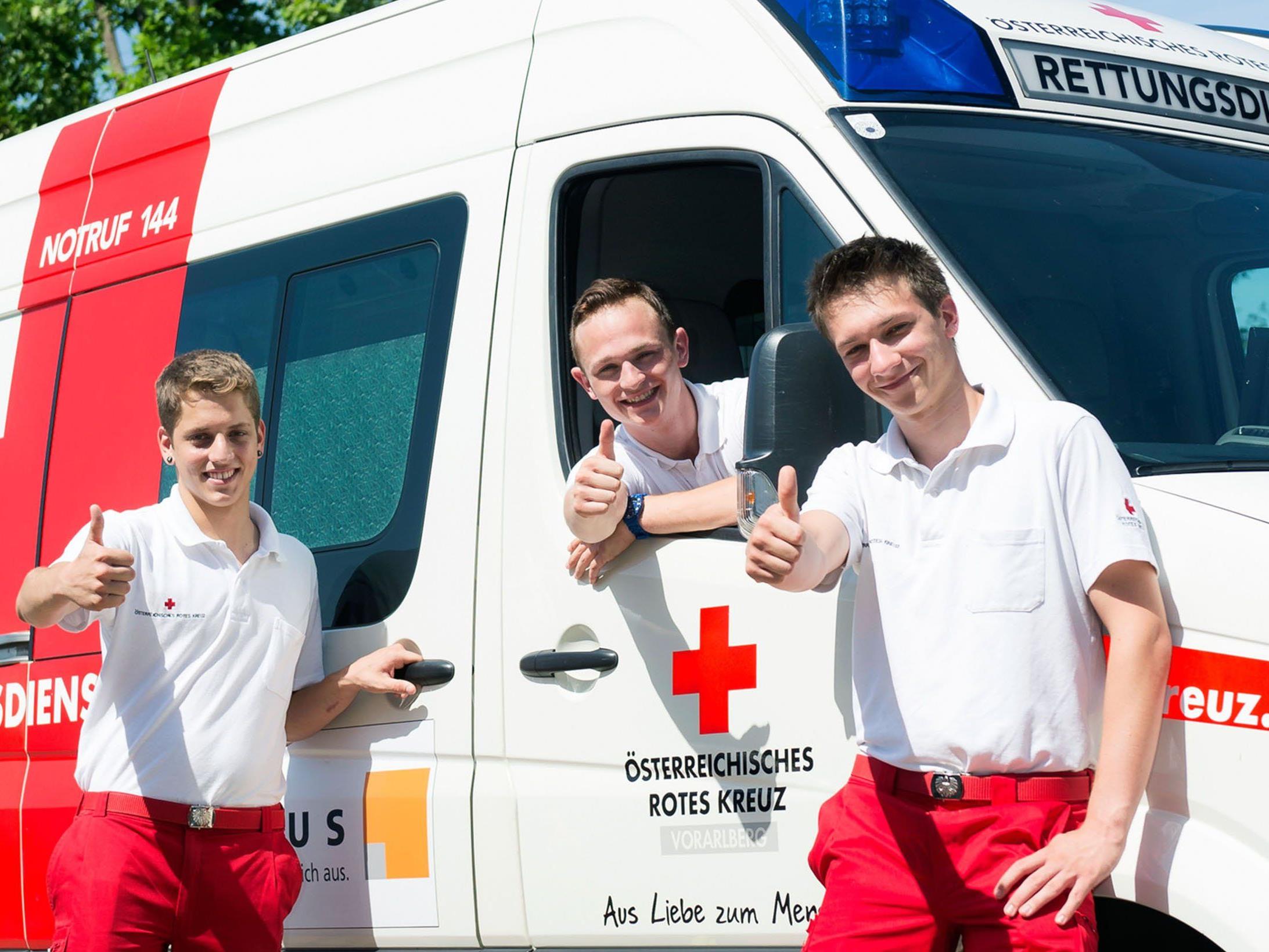 Zivildienst beim Roten Kreuz.