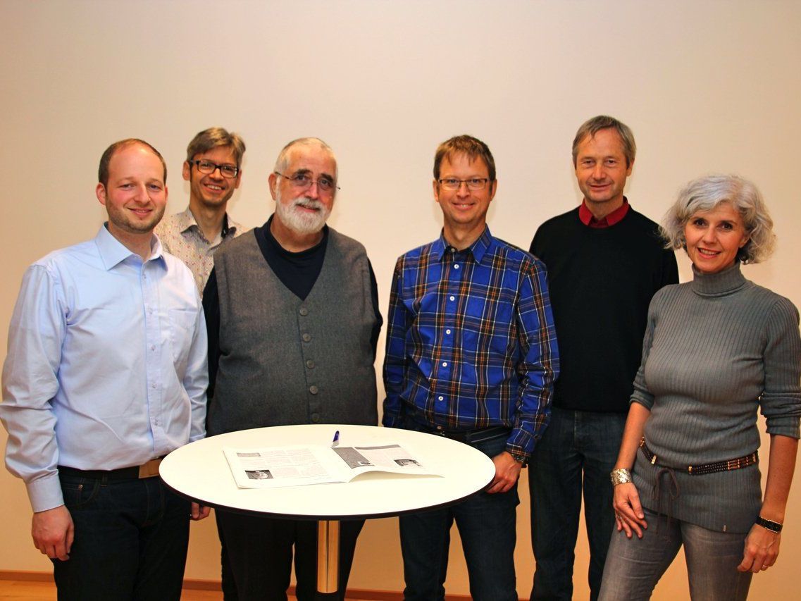 Projektgruppe Freundeskreis Carl-Lampert mit Pfr. Norman Buschauer und Arch. Ing. Christof Matt. Projektgruppe Freundeskreis Carl-Lampert mit Pfr. Norman Buschauer und Arch. Ing. Christof Matt.