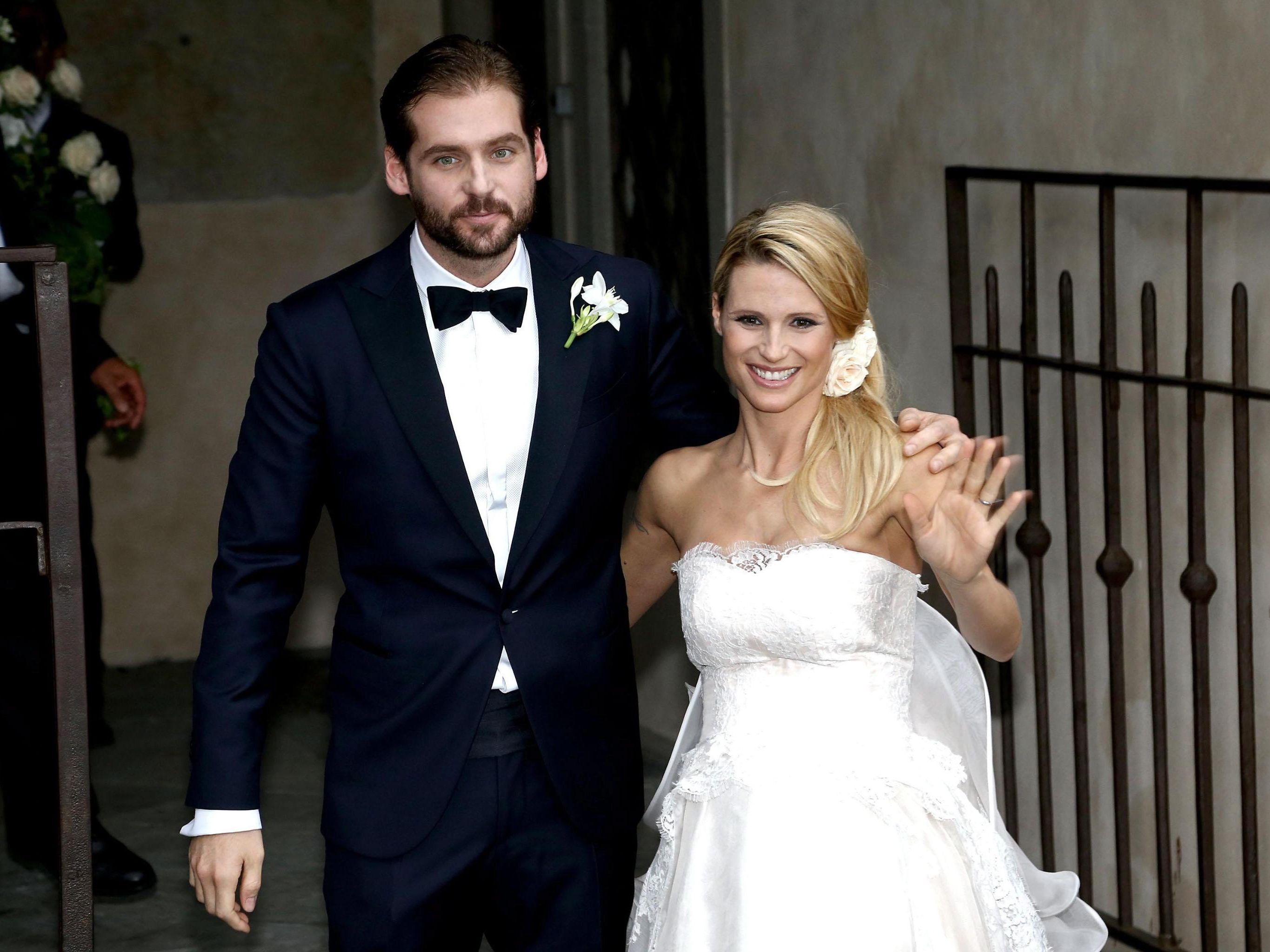 Hunziker und Trussardi gaben sich am 10. Oktober 2014 in Bergamo das Ja-Wort Hunziker und Trussardi gaben sich am 10. Oktober 2014 in Bergamo das Ja-Wort