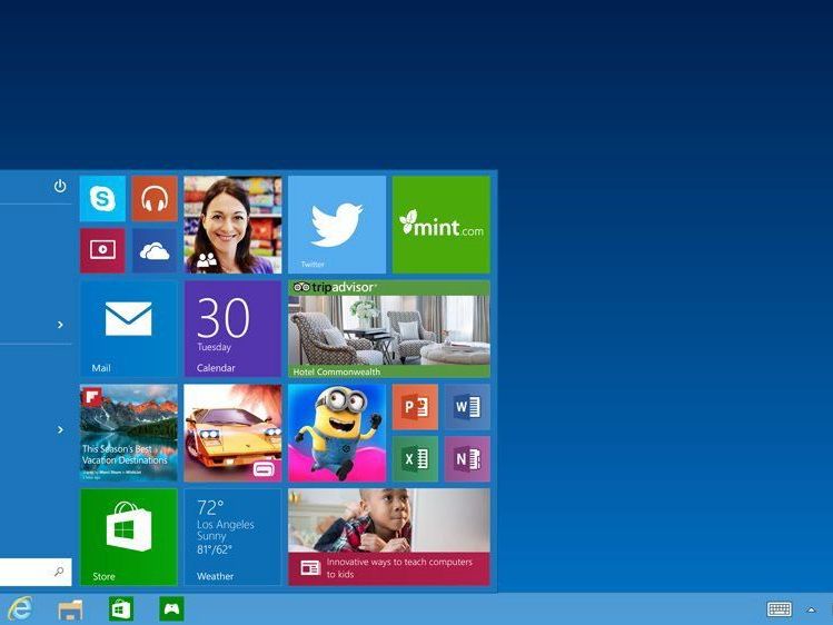 Windows 10 soll "nicht einfach ein Betriebssystem" sein, so Microsoft-Chef Nadella. Windows 10 soll "nicht einfach ein Betriebssystem" sein, so Microsoft-Chef Nadella.