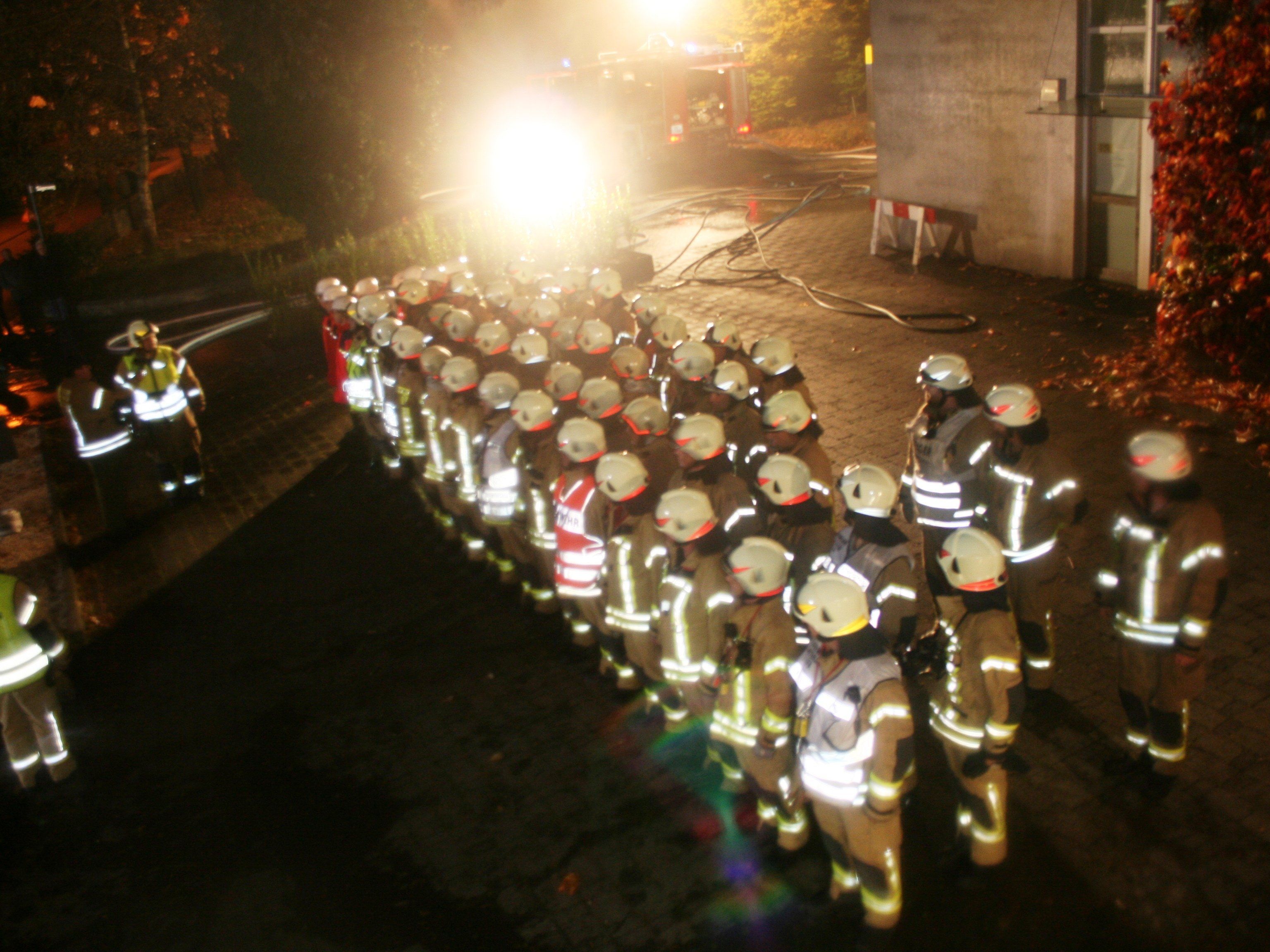 Jahresabschlussübung der Feuerwehr Lauterach Jahresabschlussübung der Feuerwehr Lauterach