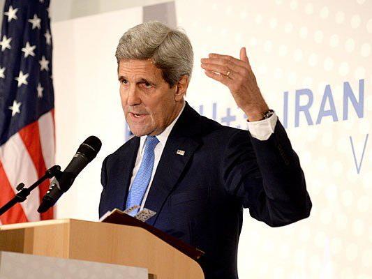 John Kerry bei den Atomgesprächen in Wien