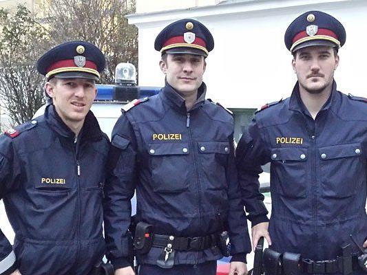 Diese Polizisten befreiten die Frau in Meidling