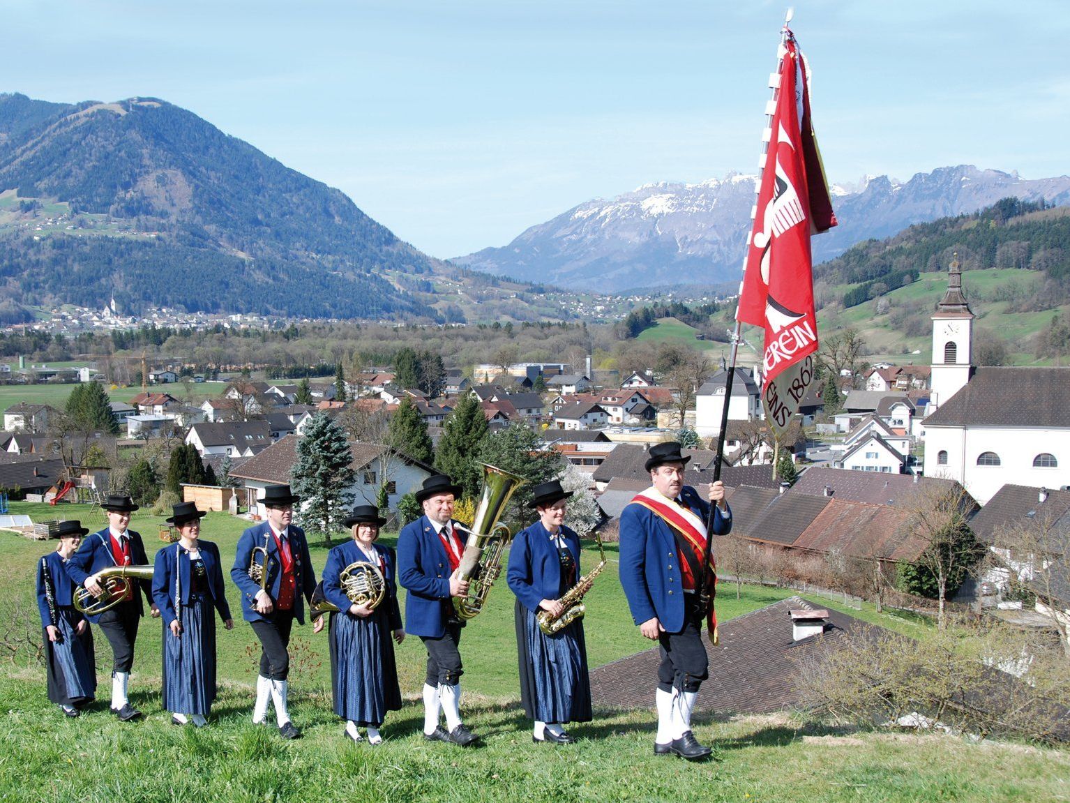 Die Musikantinnen und Musikanten freuen sich auf eine rege Gästeschar. Die Musikantinnen und Musikanten freuen sich auf eine rege Gästeschar.