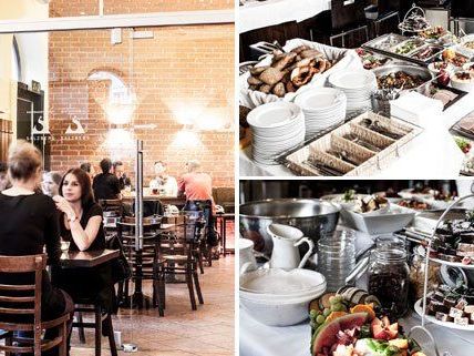 Das Brunch-Buffet im Salzberg bietet eine reichhaltige Auswahl. Das Brunch-Buffet im Salzberg bietet eine reichhaltige Auswahl.
