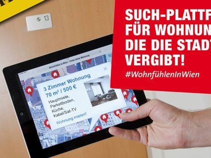 Eine gemeinsame Online-Plattform soll die Wohnungssuche in Wien erleichtern. Eine gemeinsame Online-Plattform soll die Wohnungssuche in Wien erleichtern.