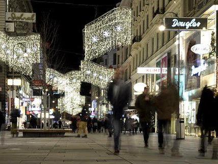 Möge das große Weihnachtsshopping in Wien beginnen.