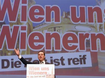 HC Strache beim Parteitag der FPÖ in Wien.