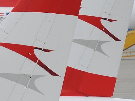 Austrian-Airlines-Maschine in Nöten
