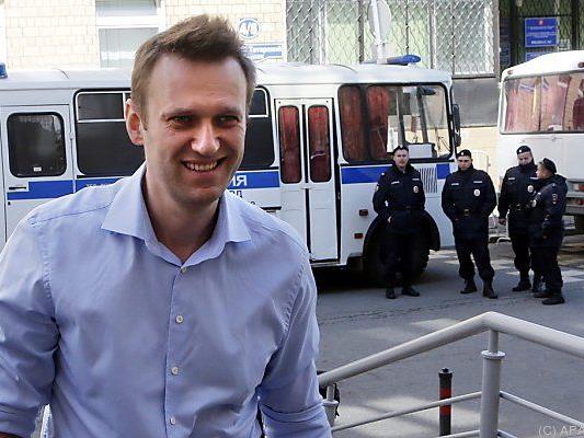 Alexej Nawalny prangerte Korruption an