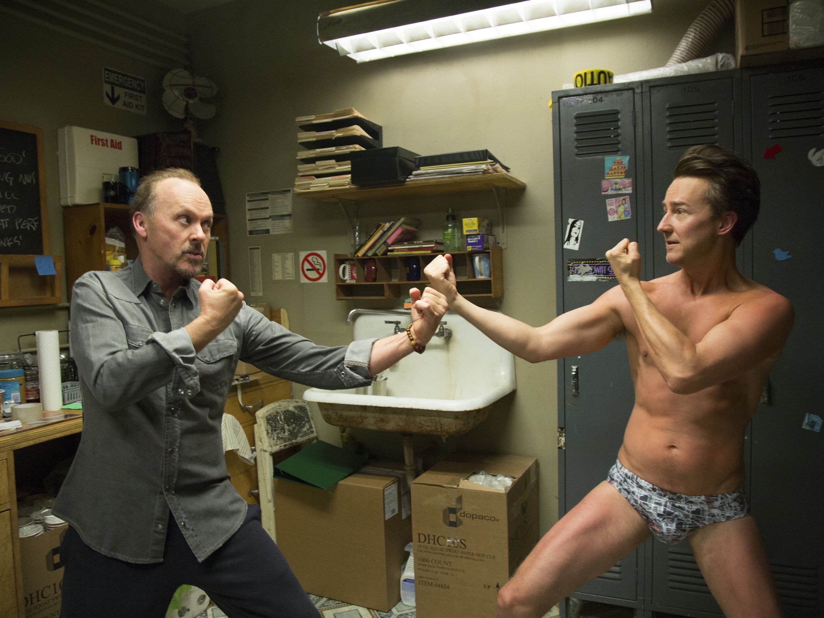"Birdman" führt die Liste der Nominierten an. "Birdman" führt die Liste der Nominierten an.