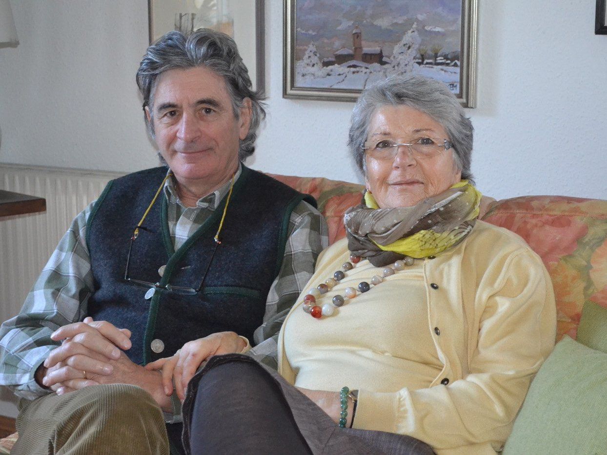 Christine Pozzini-Mayer mit Ehemann Mario. Christine Pozzini-Mayer mit Ehemann Mario.