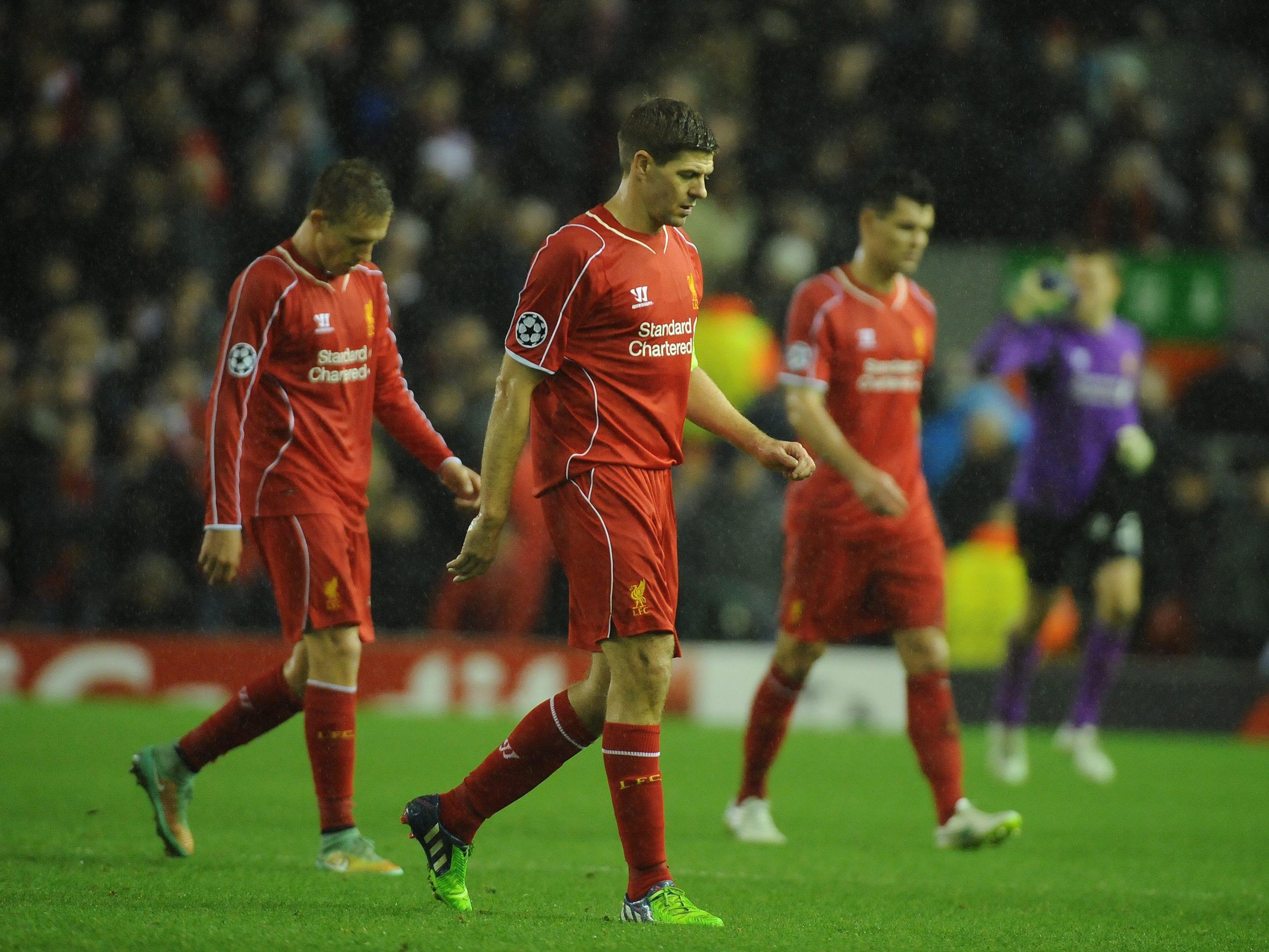 Der FC Liverpool um Steven Gerrard muss im Frühjahr in die Europa League.