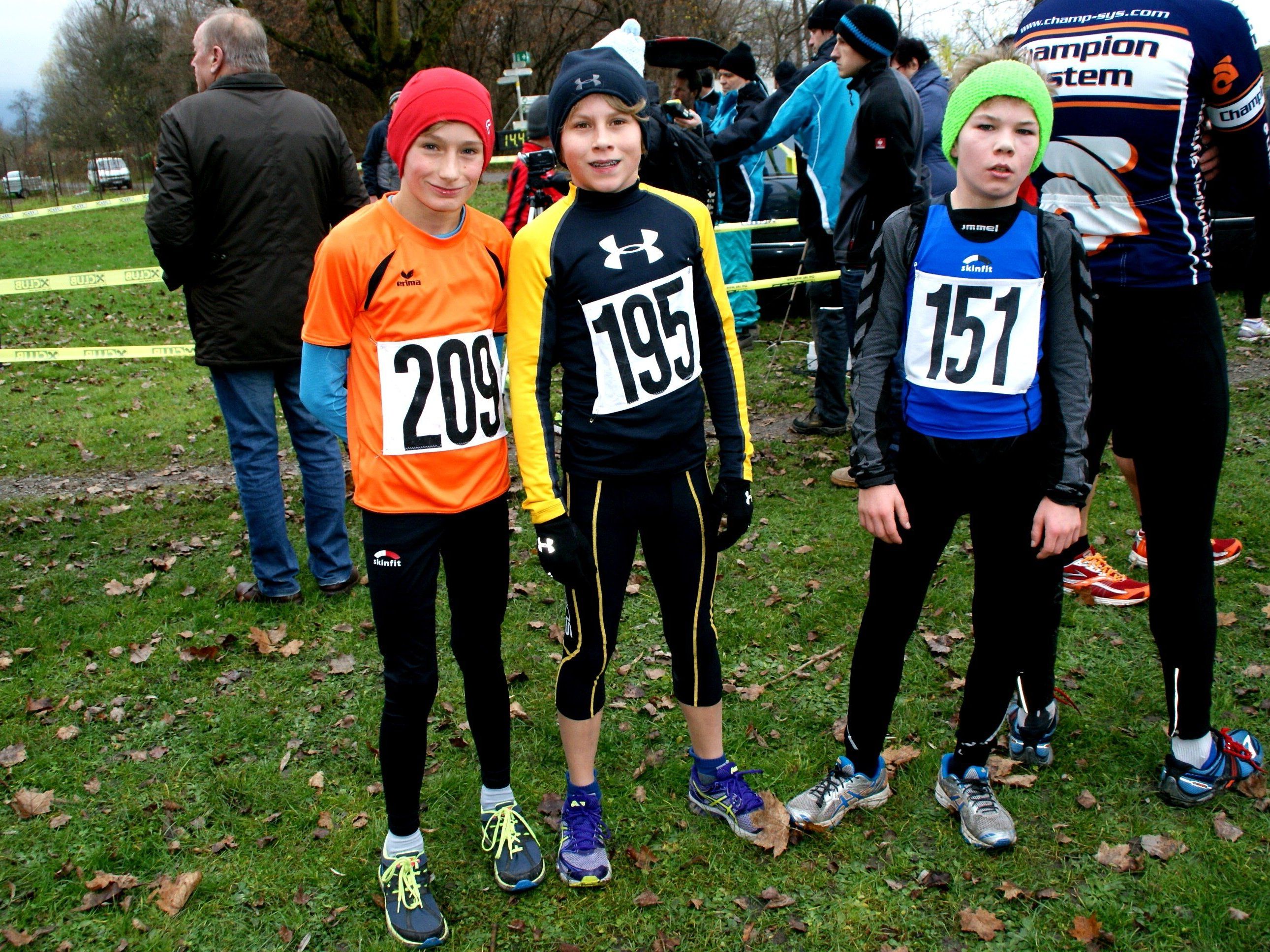 Mika, Georg und Kilian liefen die neun Kilometer Mika, Georg und Kilian liefen die neun Kilometer