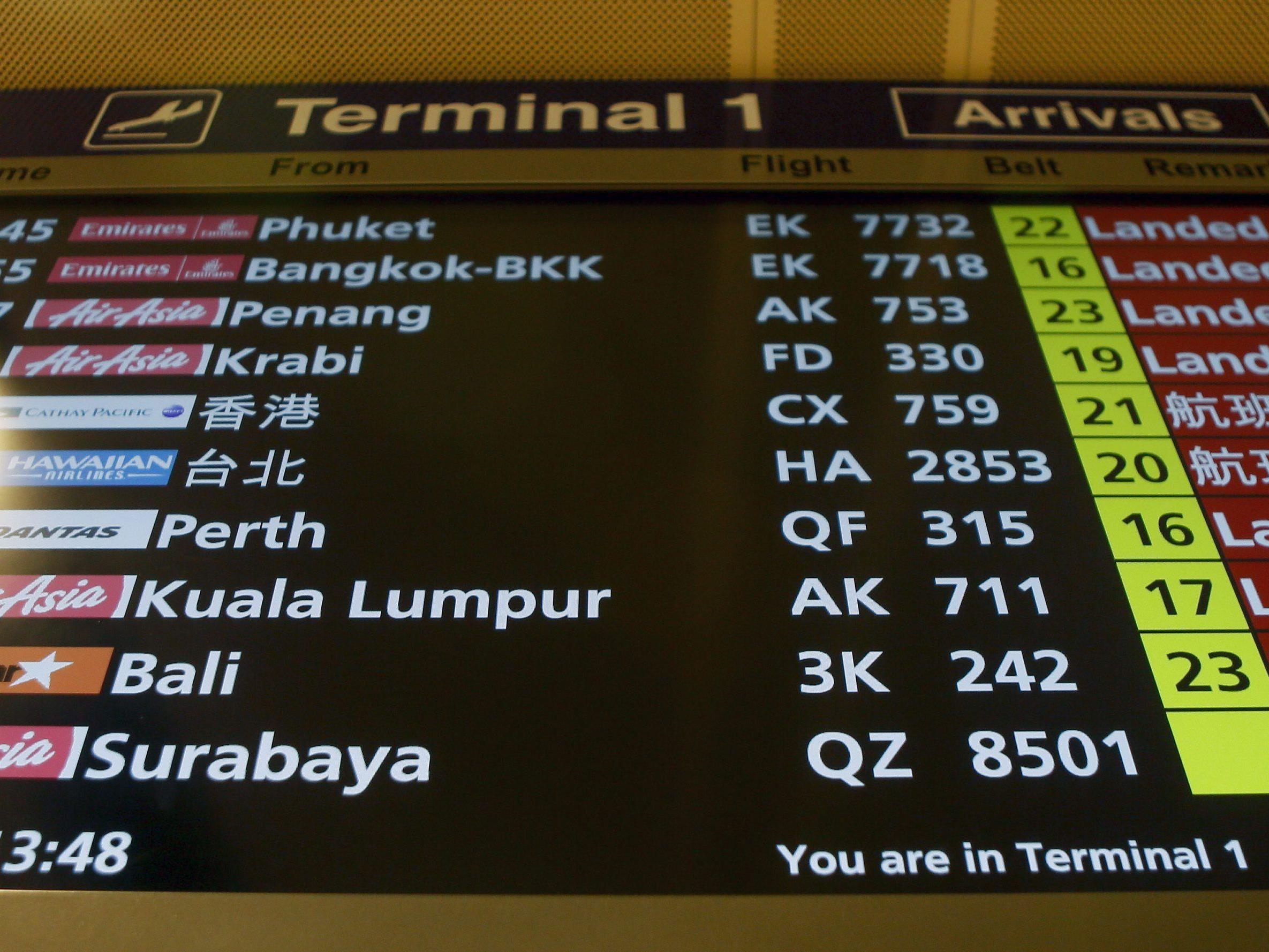 42 Minuten nach dem Start ging der Kontakt mit QZ8501 verloren.