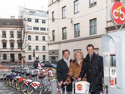 Mittlerweile gibt es 120 Citybike-Stationen in Wien.